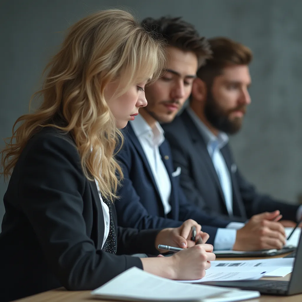 Ejercicio de trabajo en equipo durante un taller